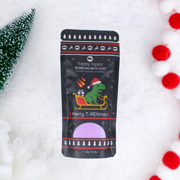 Happy Hippo Bath Co. Bomb Dust (Merry T-REXmas)