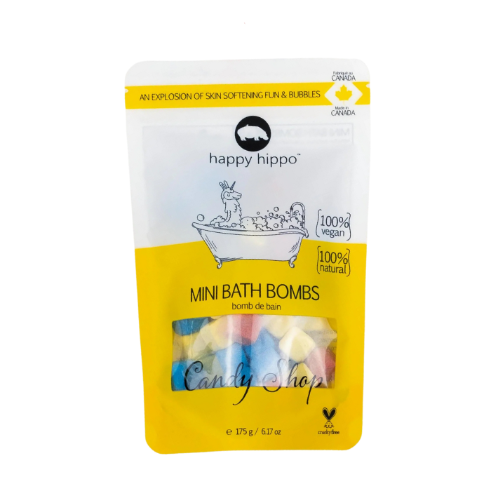 Happy Hippo Bath Co. Mini Bath Bombs (Candy Shop)