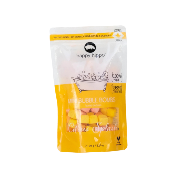 Happy Hippo Bath Co. Mini Bath Bombs (Citrus Splash)