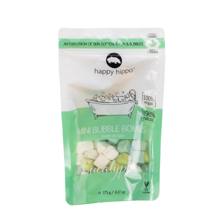 Happy Hippo Bath Co. Mini Bath Bombs (Cold Buster/Eucalyptus)