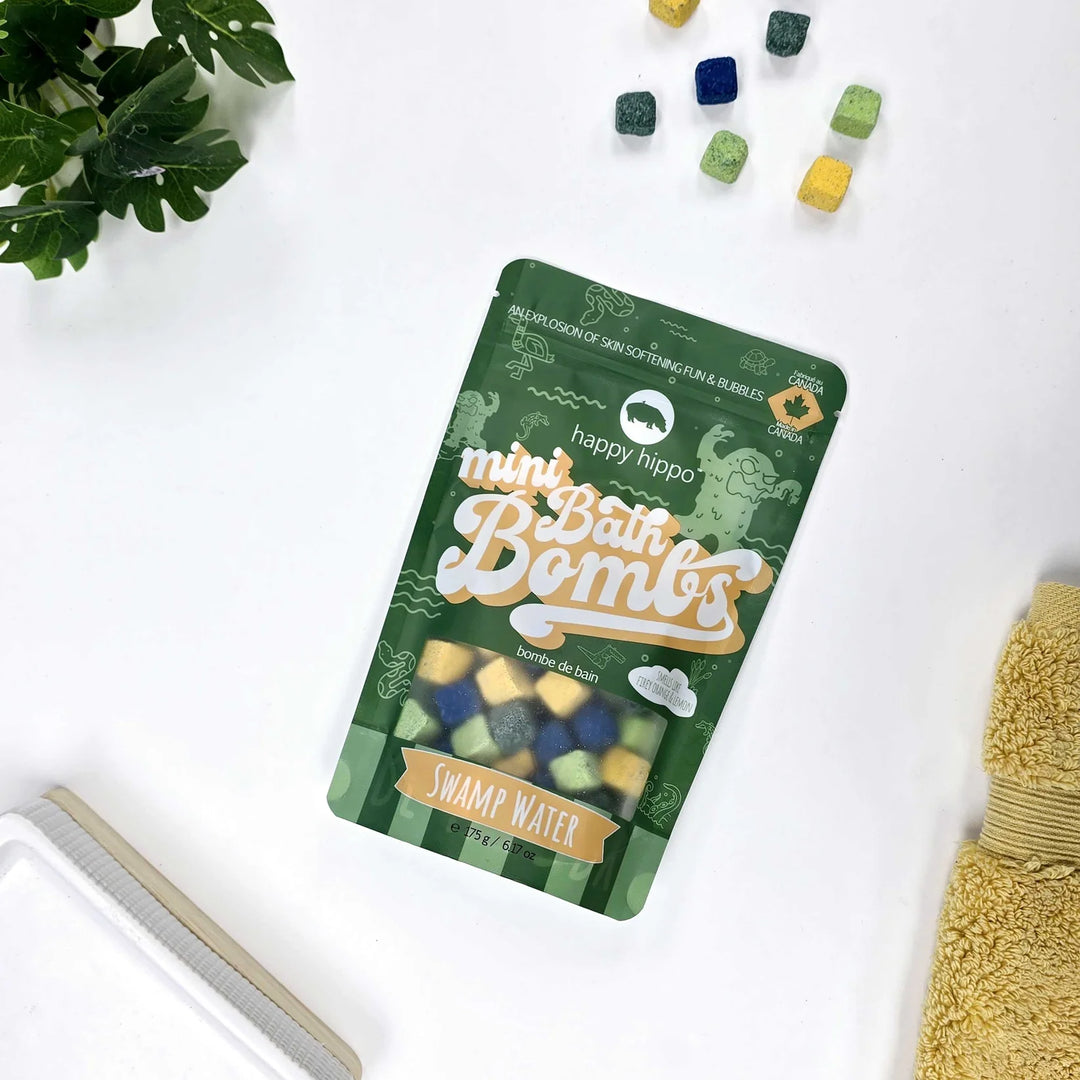 Happy Hippo Bath Co. Mini Bath Bombs (Swamp Water)