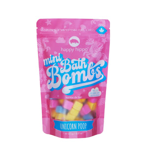 Happy Hippo Bath Co. Mini Bath Bombs (Unicorn Poop)