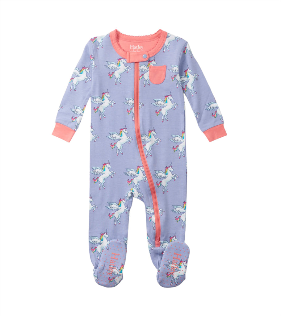 Hatley Footed Coverall - Rainbow Dreams Hatley Footed Coverall - Rainbow Dreams
