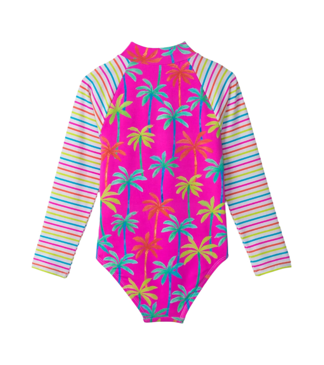 Hatley Long Sleeve Rashguard (Painted Palms)