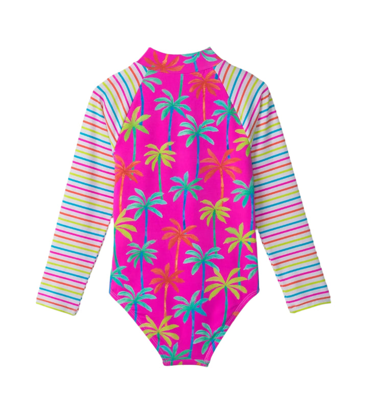 Hatley Long Sleeve Rashguard (Painted Palms)