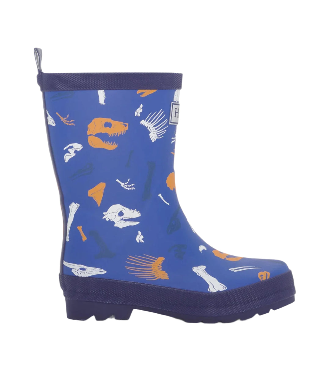 Hatley Matte Rain Boots (Dino Fossils)