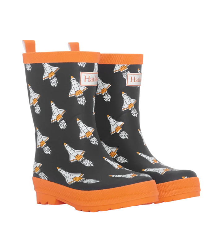 Hatley Matte Rain Boots (Space Shuttle)