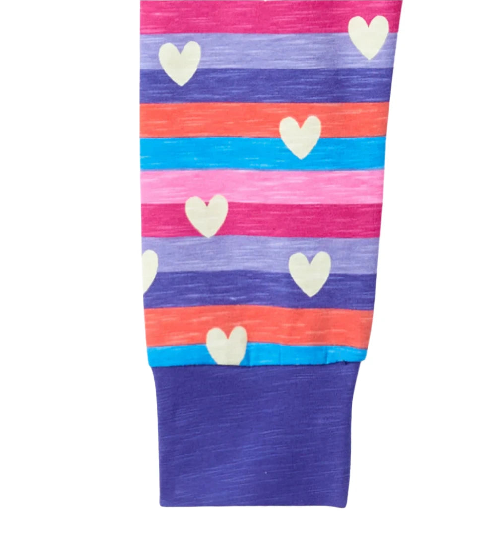 Hatley Pajama Set (Stripes &amp; Hearts)