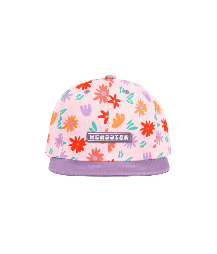 Headster Kids Painted Flowers Snapback