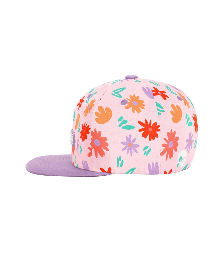 Headster Kids Painted Flowers Snapback