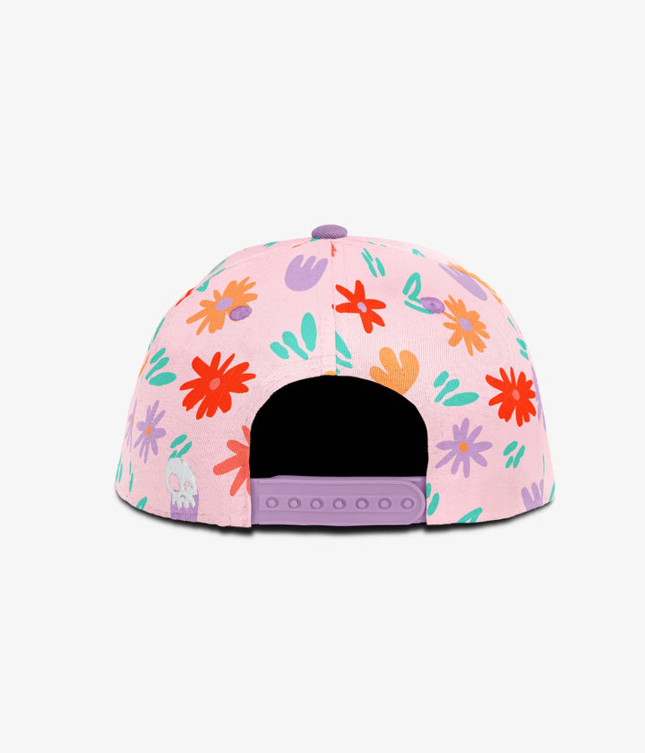 Headster Kids Painted Flowers Snapback
