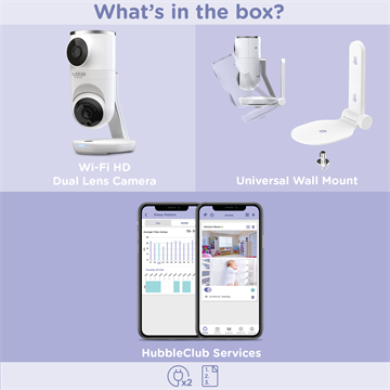 Hubble Connected Nursery Pal Dual Vision Camera