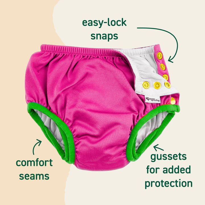 iPlay Eco Snap Swim Diaper (Safety Green)