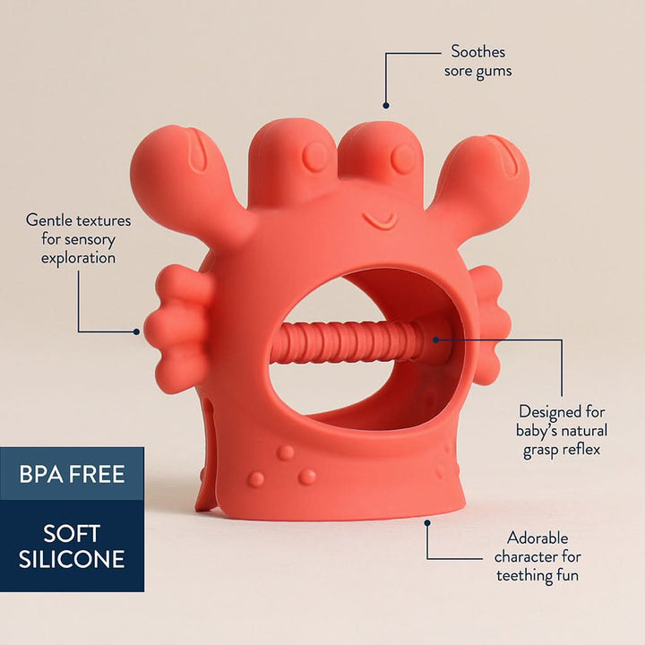 Itzy Ritzy Bitzy Grip Teether (Crab)