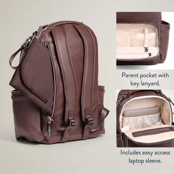 Itzy Ritzy Boss Plus Backpack Diaper Bag (Espresso)