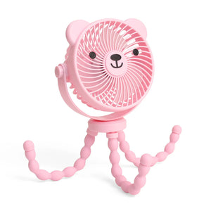 Itzy Ritzy Breeze 3-Speed Stroller Fan (Pink)