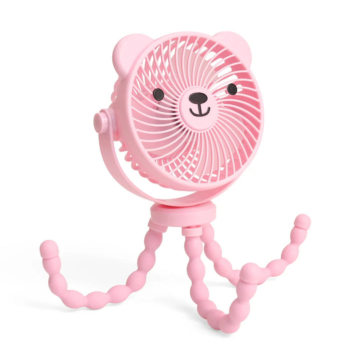 Itzy Ritzy Breeze 3-Speed Stroller Fan (Pink)