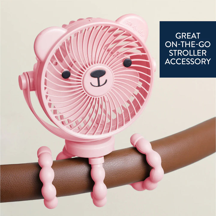 Itzy Ritzy Breeze 3-Speed Stroller Fan (Pink)