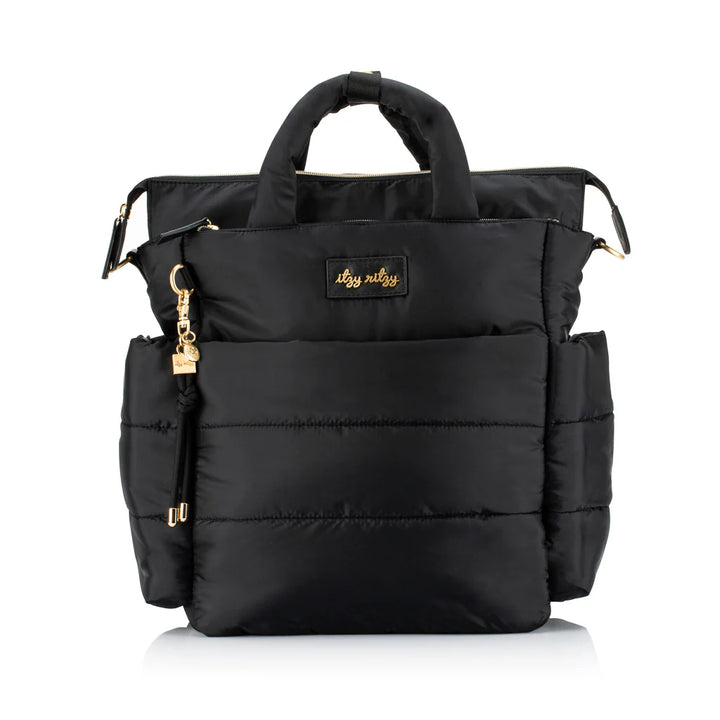 Itzy Ritzy Dream Convertible Diaper Bag (Midnight Black)
