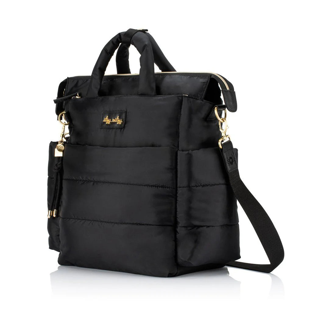 Itzy Ritzy Dream Convertible Diaper Bag (Midnight Black)