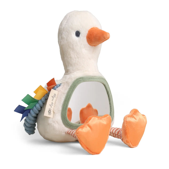Itzy Ritzy Itzy Bitzy Sensory Tummy Time Mirror (Goose)