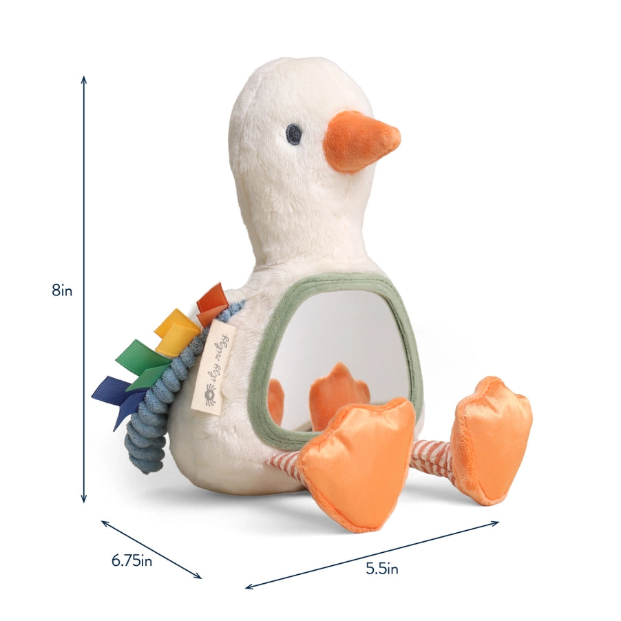 Itzy Ritzy Itzy Bitzy Sensory Tummy Time Mirror (Goose)