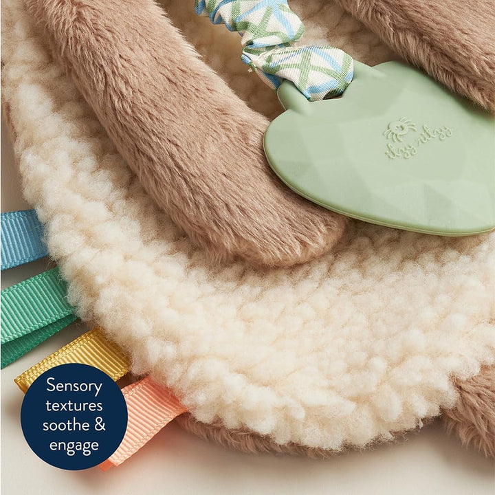 Itzy Ritzy Itzy Friends Lovey Plush (Billie the Taupe Bunny)