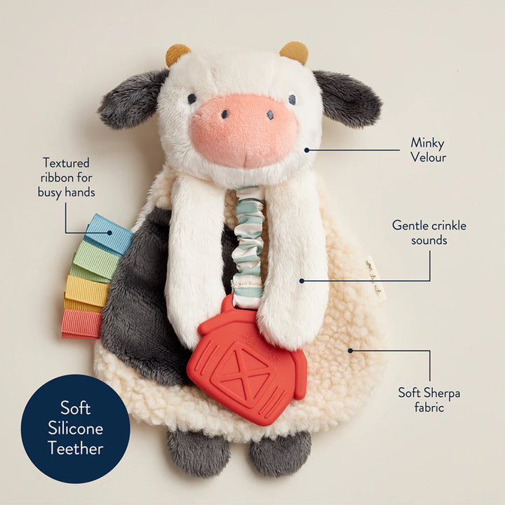 Itzy Ritzy Itzy Friends Lovey Plush (Carmen the Cow)