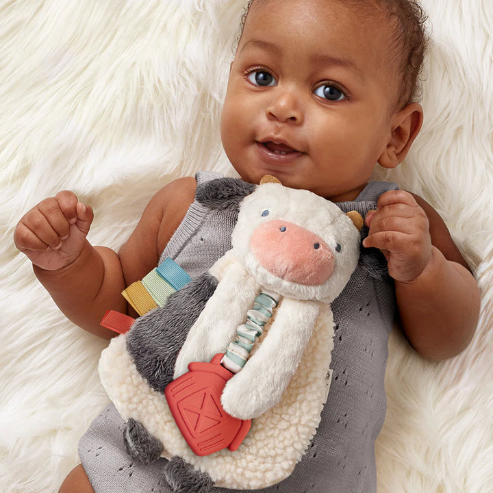 Itzy Ritzy Itzy Friends Lovey Plush (Carmen the Cow)
