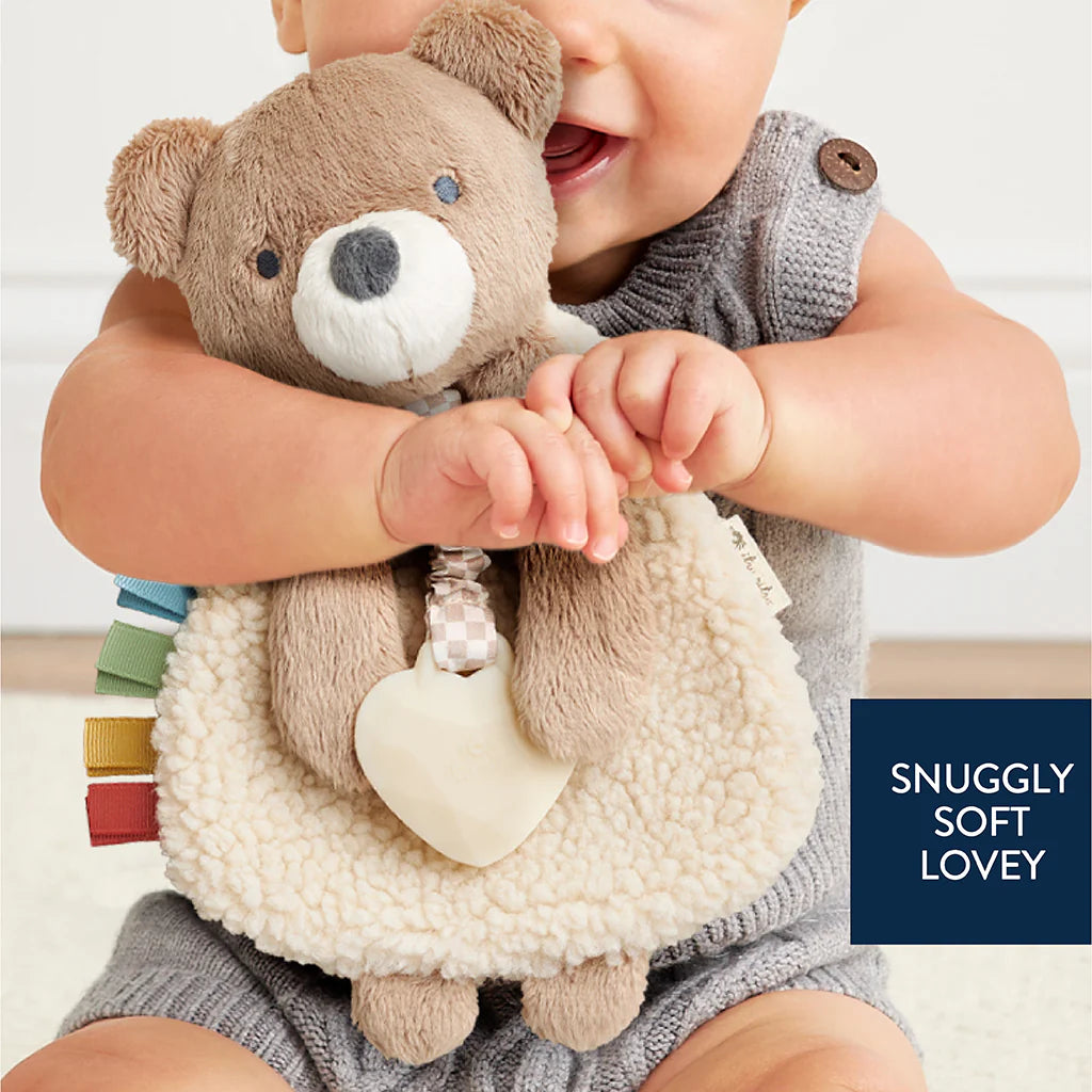 Itzy Ritzy Itzy Friends Lovey Plush (Theo the Bear)