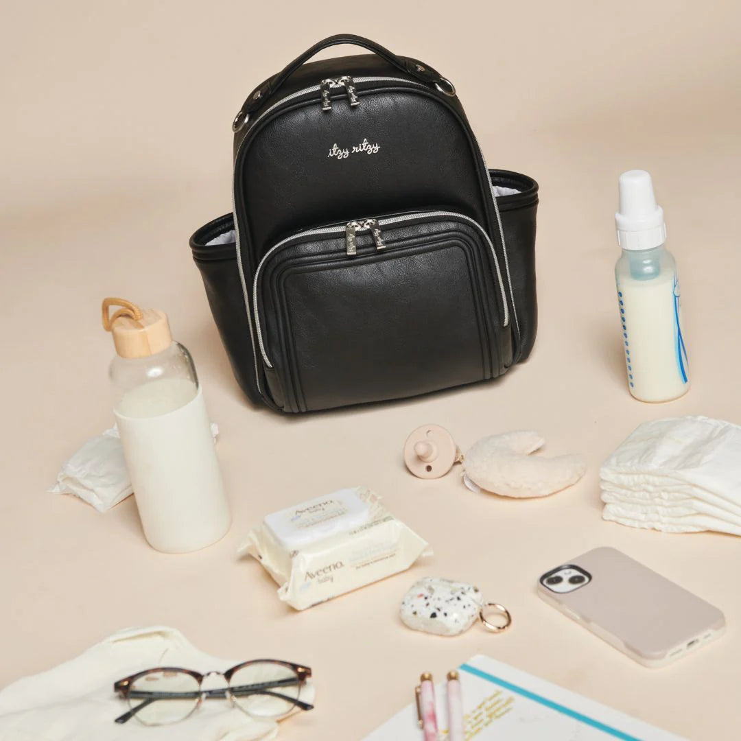 Itzy Ritzy Itzy Mini Plus Diaper Bag Backpack (Noir)