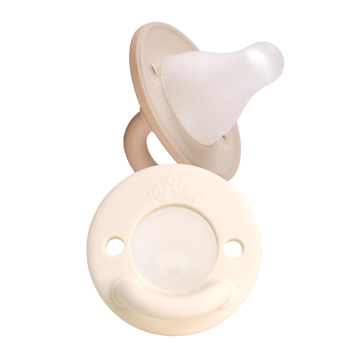 Itzy Ritzy Latch &amp; Soothe Breastlike Pacifier (Taupe)