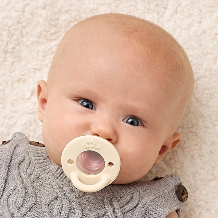 Itzy Ritzy Latch &amp; Soothe Breastlike Pacifier (Taupe)