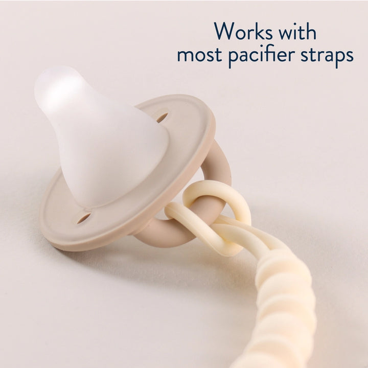 Itzy Ritzy Latch &amp; Soothe Breastlike Pacifier (Taupe)