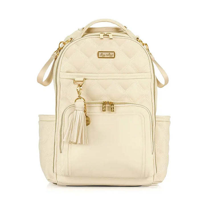 Itzy Ritzy Boss Plus Backpack Diaper Bag (Milk and Honey)