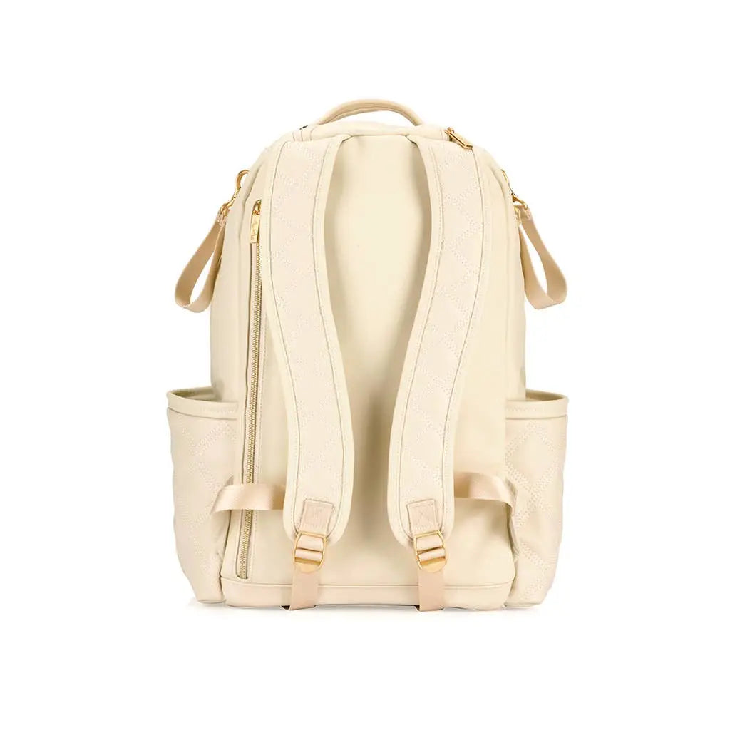 Itzy Ritzy Boss Plus Backpack Diaper Bag (Milk and Honey)
