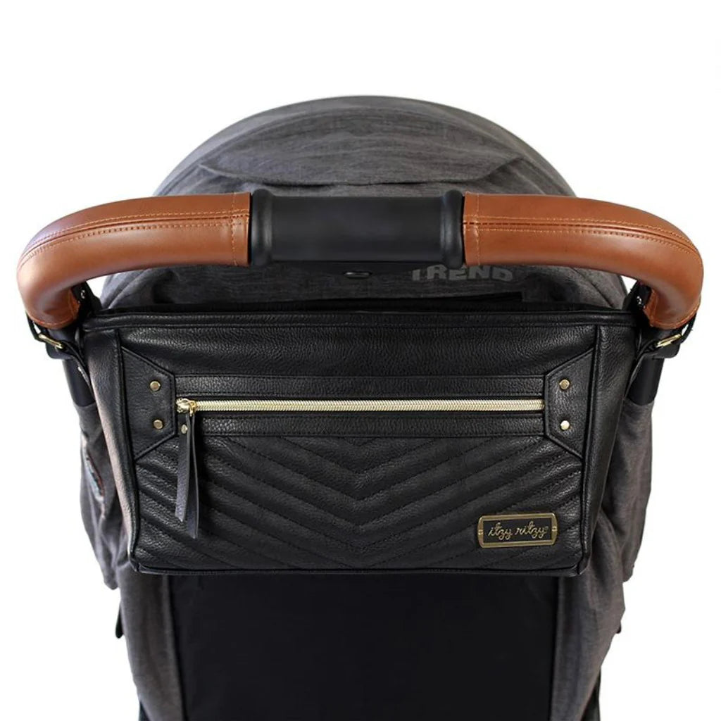 Itzy Ritzy Stroller & Wagon Caddy (Jetsetter Black)