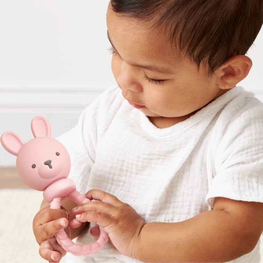 Itzy Ritzy Sweetie Rattle (Pink Bunny)
