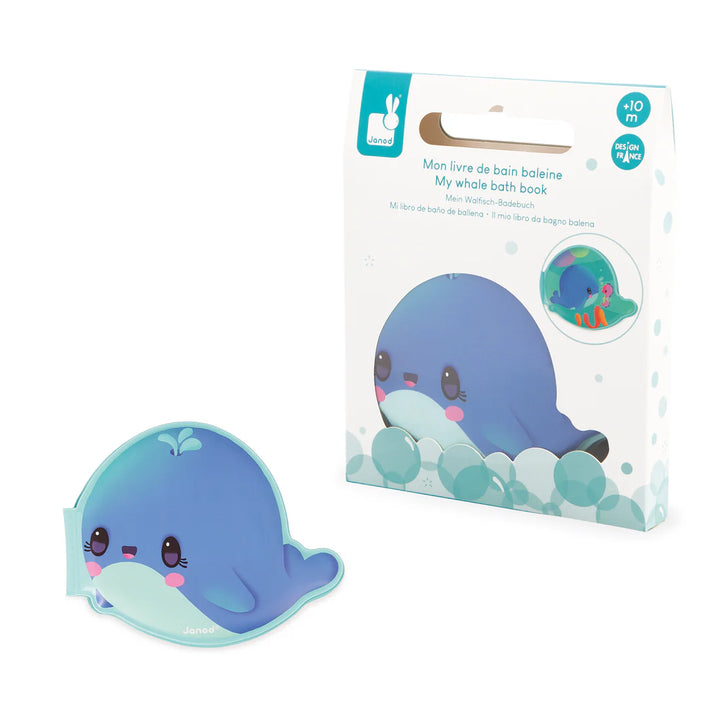 Janod Bath Book (Whale)