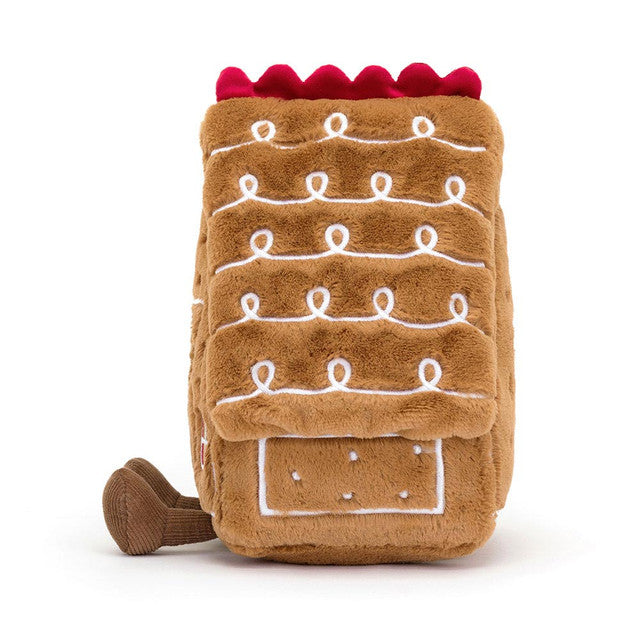 Jellycat Amuseable Gingerbread House (Medium)