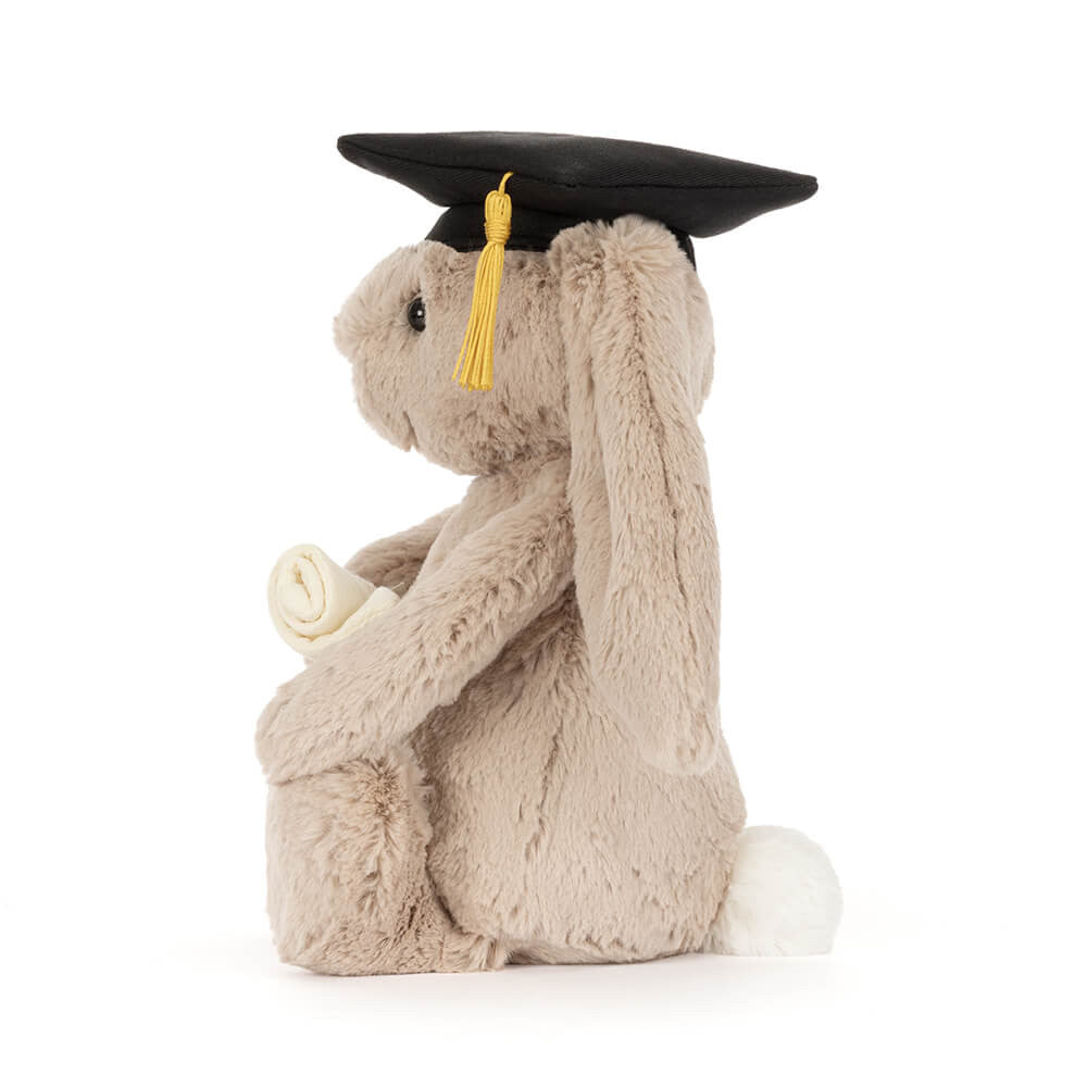 Jellycat Bashful Beige Bunny Graduation Outfit