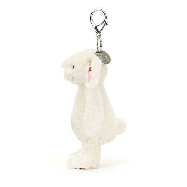 Jellycat Bashful Cream Berry Bunny Bag Charm