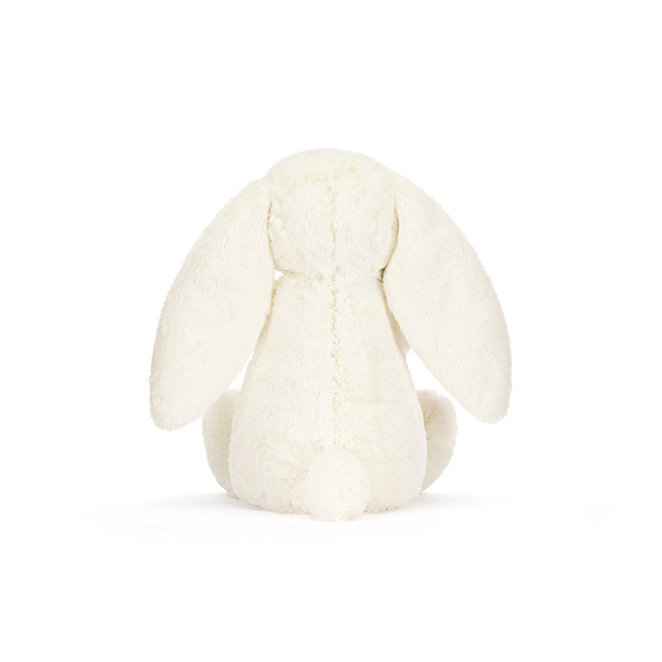 Jellycat Bashful Cream Bunny with Rose