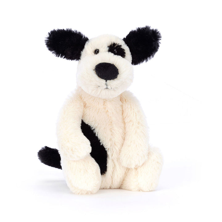Jellycat Bashful Black &amp; Cream Puppy (Little)
