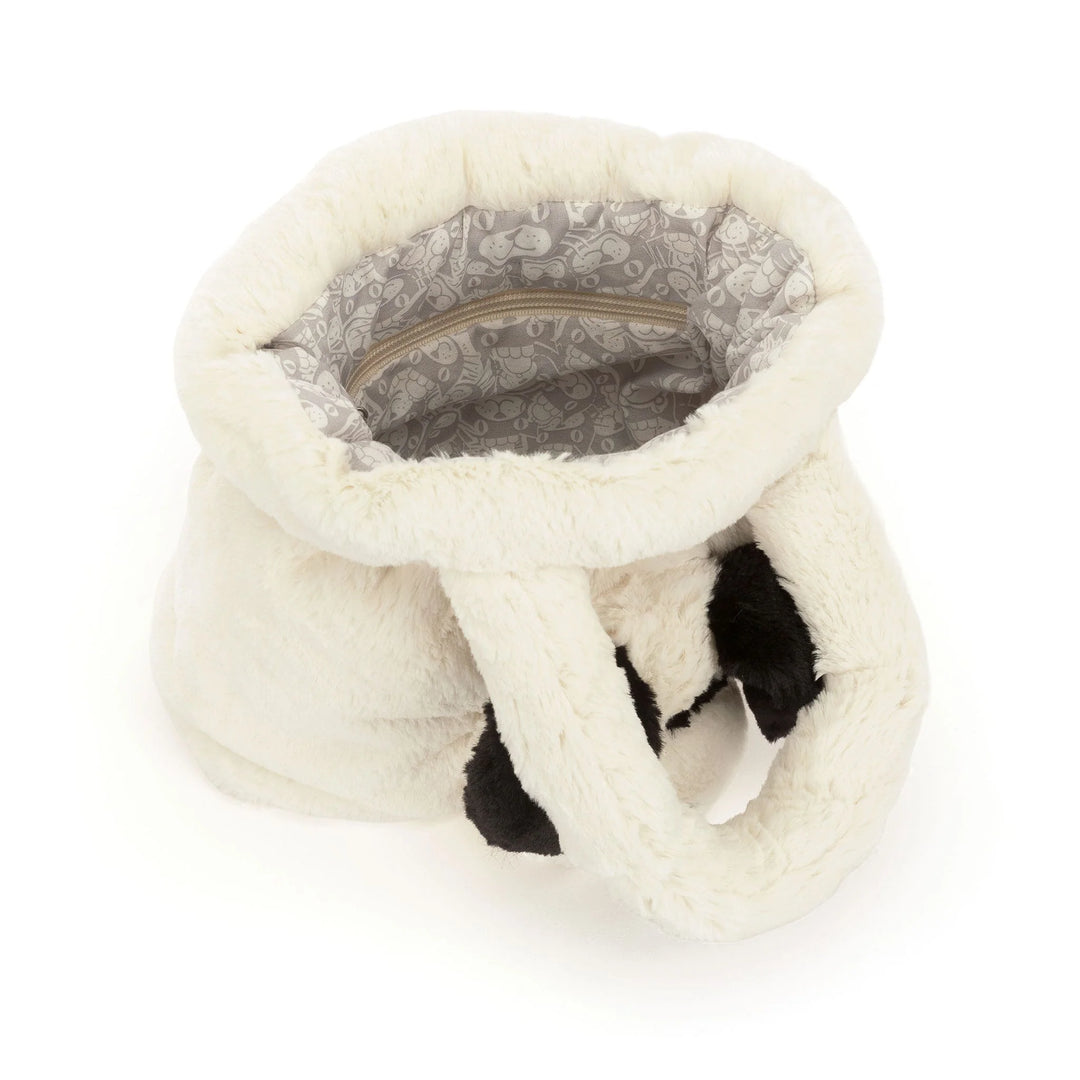 Jellycat Handbag (Rufferty Black &amp; Cream Puppy)