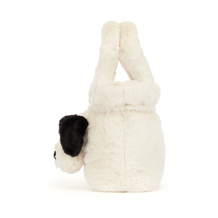 Jellycat Handbag (Rufferty Black &amp; Cream Puppy)