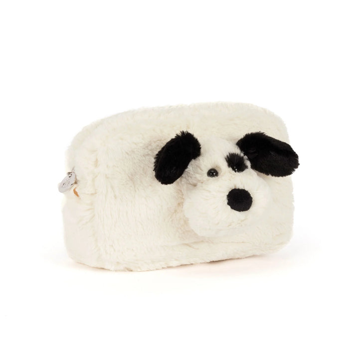Jellycat Pouch (Rufferty Black &amp; Cream Puppy)