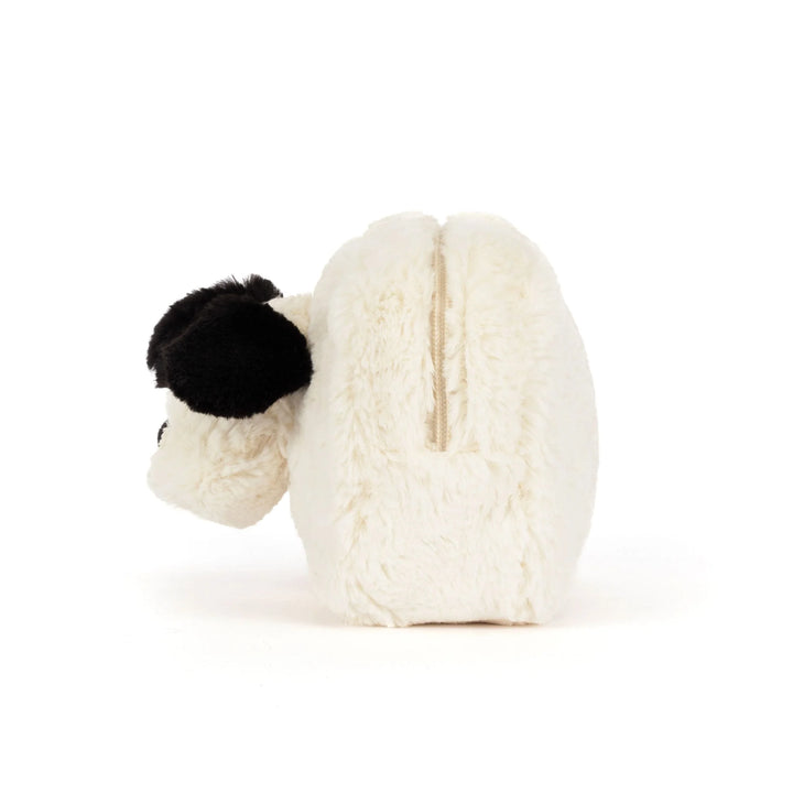 Jellycat Pouch (Rufferty Black &amp; Cream Puppy)