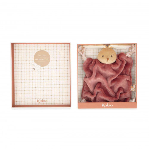 Kaloo Intemporel Bordeaux Rabbit Comforter