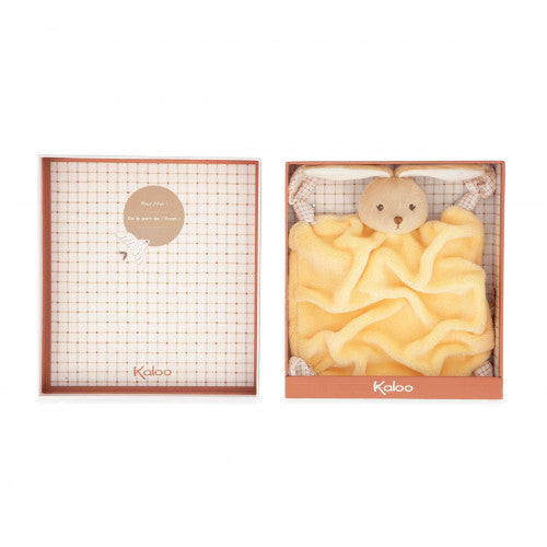 Kaloo Intemporel Yellow Rabbit Comforter